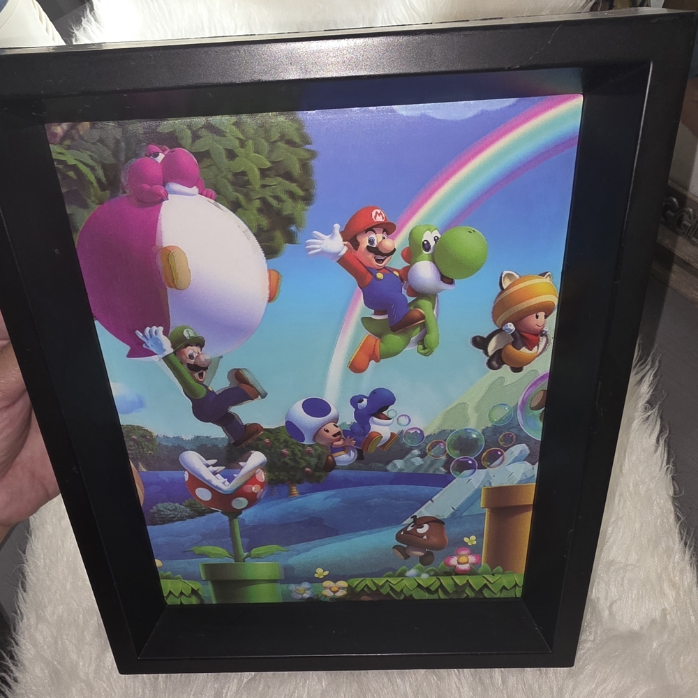 Super Mario Framed Wall Art for Kids